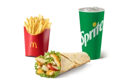 McWrap® con petto di pollo croccante e Parmigiano Reggiano menu